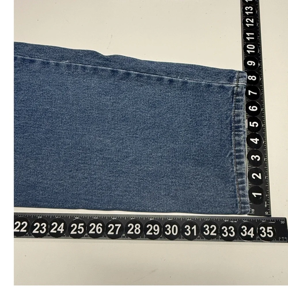 Levis 550 Jeans Mens Measures 37x34‎ Tag 38x34 Blue Relaxed Fit Tapered Workwear